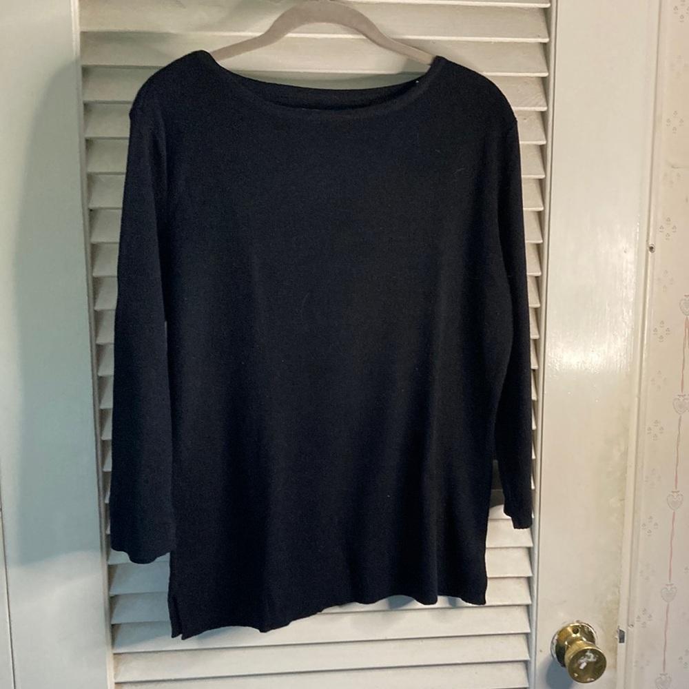 Worthington - Extra Large black mid sleeve top